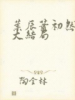 叶辰萧初然最后大结局封面