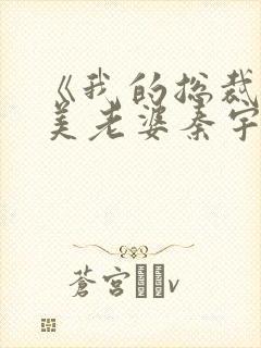 《我的总裁白富美老婆秦宇》