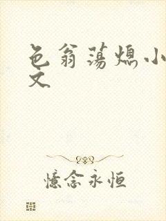 色翁荡熄小说全文