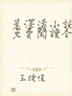 叶泽涛小说全文免费阅读全文封面