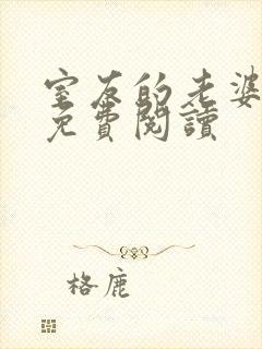 室友的老婆小说免费阅读