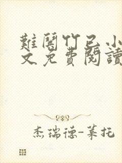难哄竹已小说全文免费阅读无弹窗