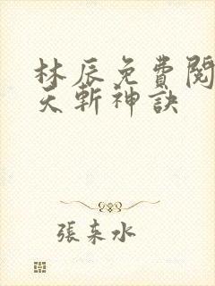 林辰免费阅读九天斩神诀