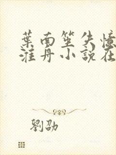 叶南笙失忆了陆淮舟小说在线阅读
