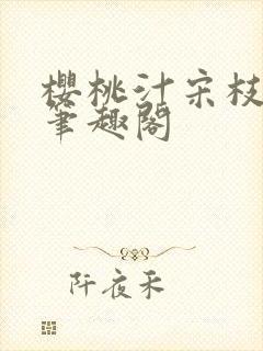 樱桃汁宋枝江野笔趣阁