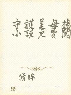 守护美母杨凡的小说免费阅读
