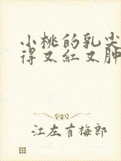 小桃的乳尖被吸得又红又肿