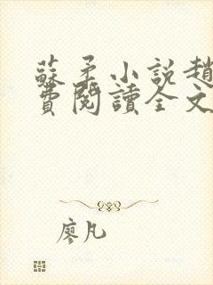 苏柔小说赵刚免费阅读全文
