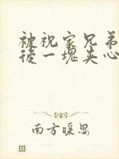 被祝家兄弟共享后一块夹心饼封面