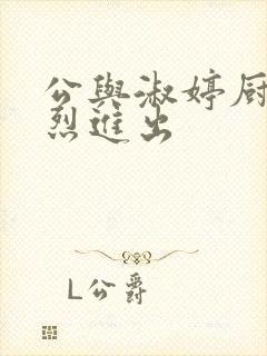 公与淑婷厨房猛烈进出
