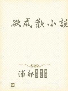 欲成欢小说封面