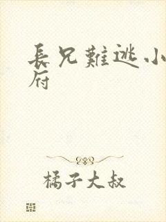 长兄难逃小说萧府封面