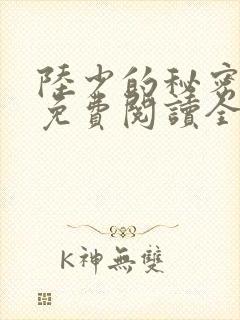 陆少的秘密恋人免费阅读全文