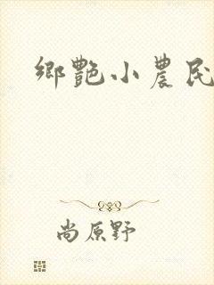 乡艳小农民封面
