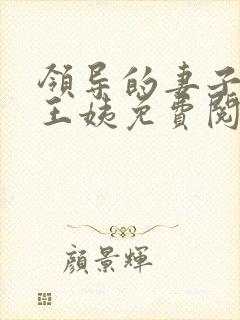 领导的妻子小说王姨免费阅读全文
