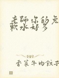 老师你的兔子好软水好多
