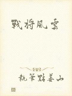战将风云封面