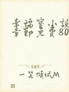 幸福宝小说最新章节免费8008
