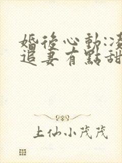 婚后心动:凌总追妻有点甜无弹窗