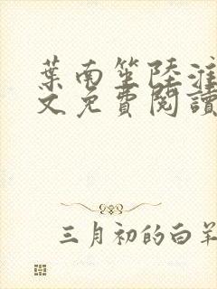 叶南笙陆淮舟全文免费阅读最新章节