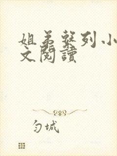 姐弟系列小说全文阅读封面