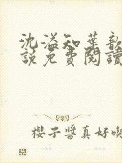 沈溢知叶歆的小说免费阅读无弹窗