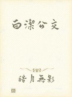 白洁公交封面