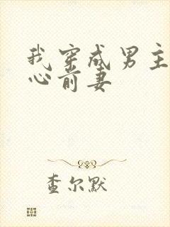 我穿成男主的黑心前妻