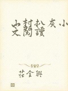 山村扒灰小说全文阅读封面