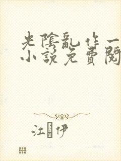 光阴乱作一团的小说免费阅读