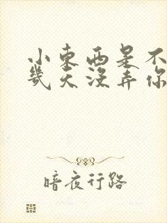 小东西是不是好几天没弄你了封面