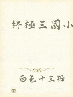 终极三国小乔封面