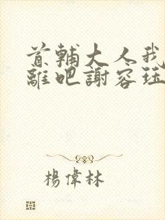 首辅大人我们和离吧谢容珏