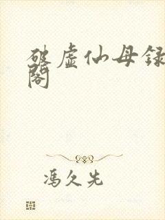 破虚仙母录笔趣阁封面
