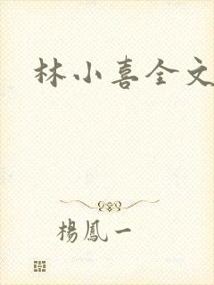 林小喜全文阅读封面