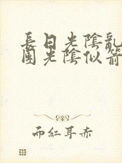长日光阴乱作一团光阴似箭免费阅读