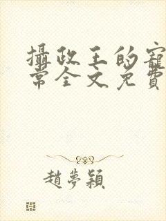摄政王的宠妻日常全文免费阅读