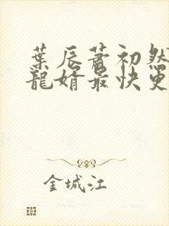 叶辰萧初然上门龙婿最快更新封面