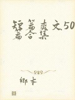 短篇爽文500篇合集封面