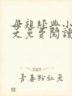 母亲经典小说全文免费阅读