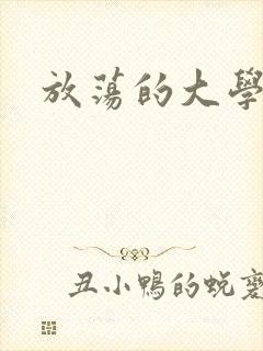 放荡的大学封面