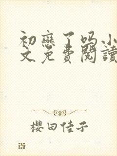 初恋了吗小说全文免费阅读无弹窗