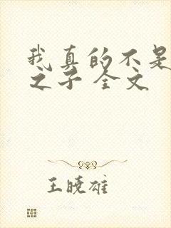 我真的不是气运之子 全文