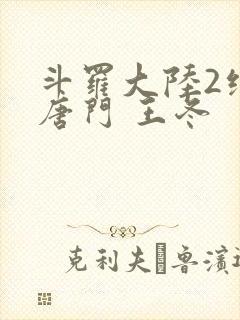 斗罗大陆2绝世唐门 王冬