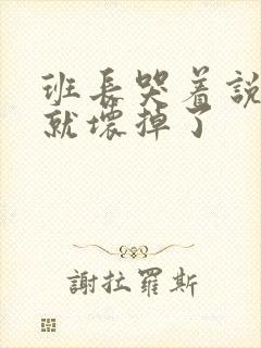 班长哭着说再c就坏掉了封面