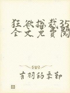 狂欲总裁35集全文免费阅读