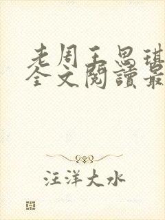 老周王思琪小说全文阅读最新章节更