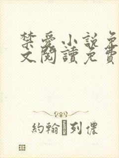 禁爱小说免费全文阅读免费
