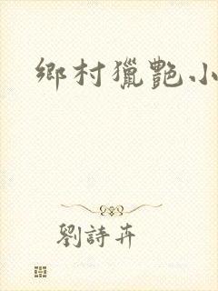 乡村猎艳小说