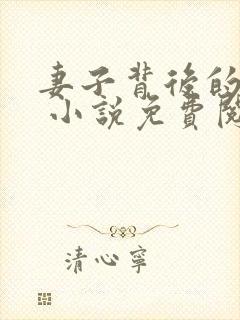 妻子背后的秘密 小说免费阅读
